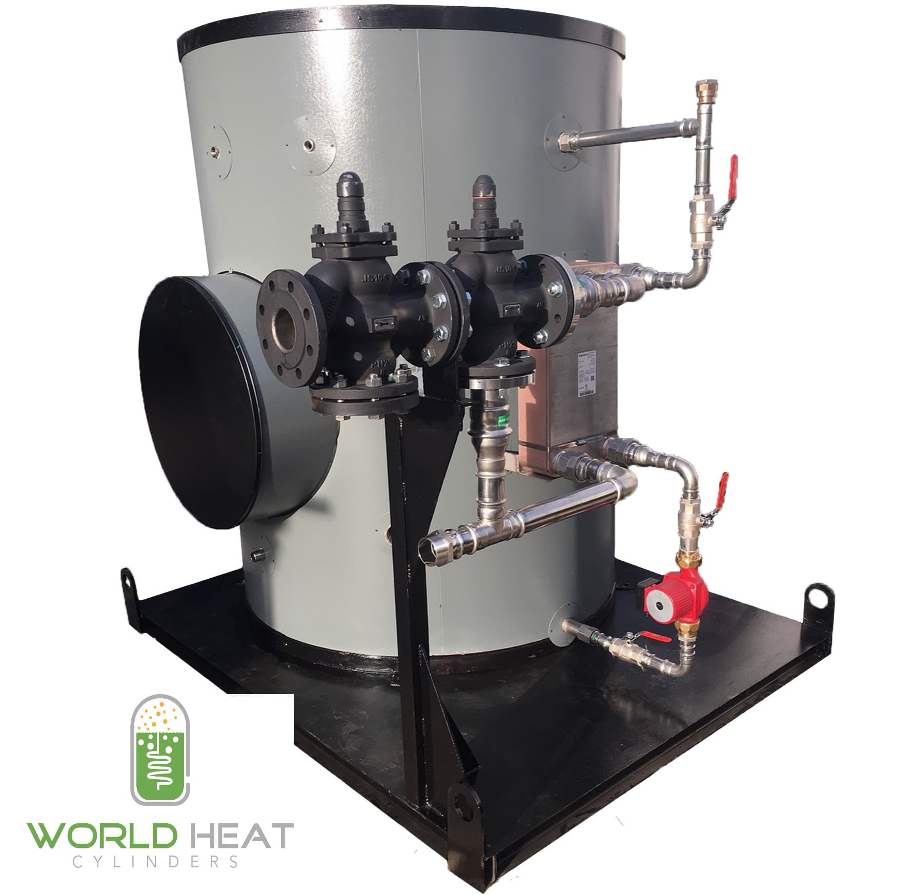 NeroStore plate heat exchanger package with buffer vessel
