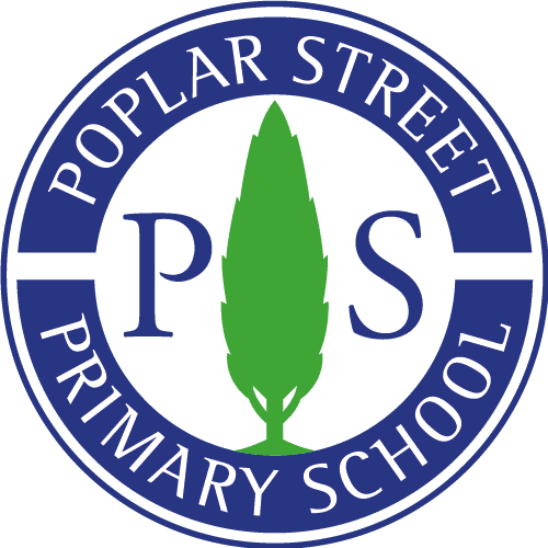 Poplar street primary school logo