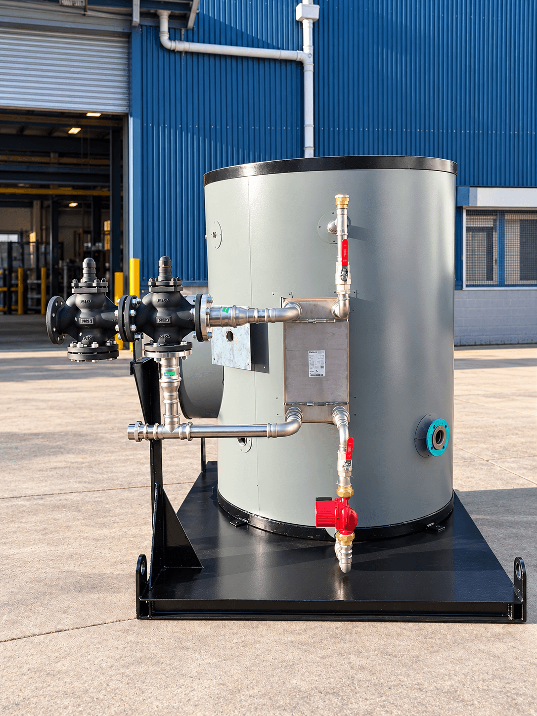 Packaged cylinder